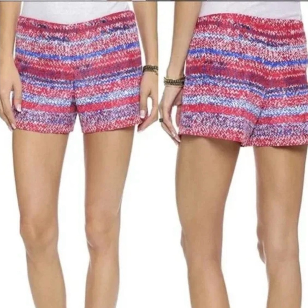 Tory Burch Size 8 Women's Multicolor Patterned Shorts